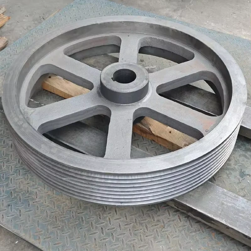 Heat-Resistant-Transmission-Pulley-Multi-spec-Belt-Sheave-for-Vertical-Shaft-Impact-Crusher-Sand-Making-Machine-Wear-Parts