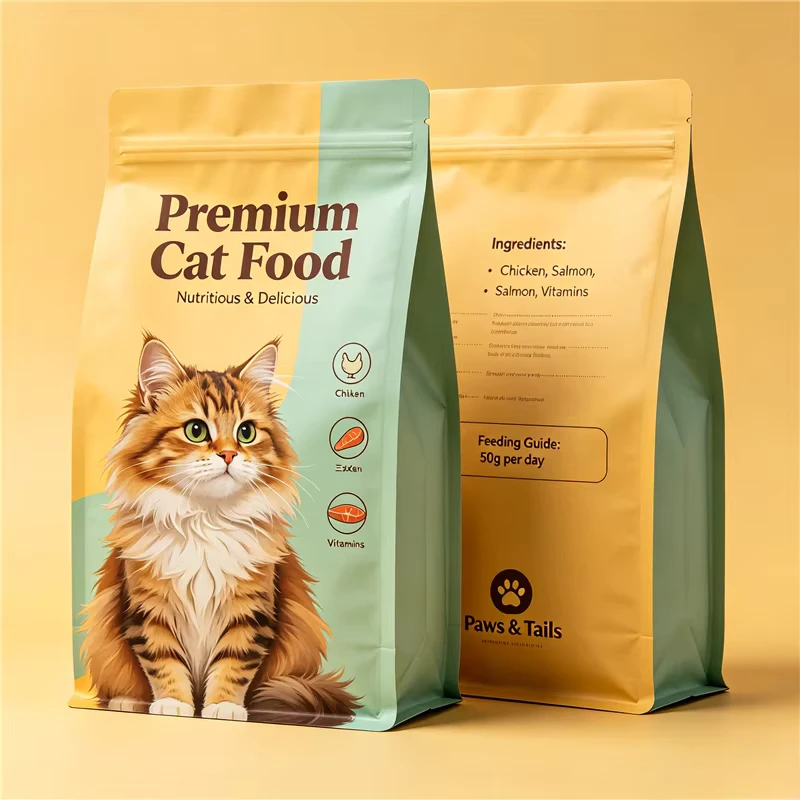 Heat-Sealable-Flat-Bottom-Snack-Bag-for-Industrial-Food-Packaging