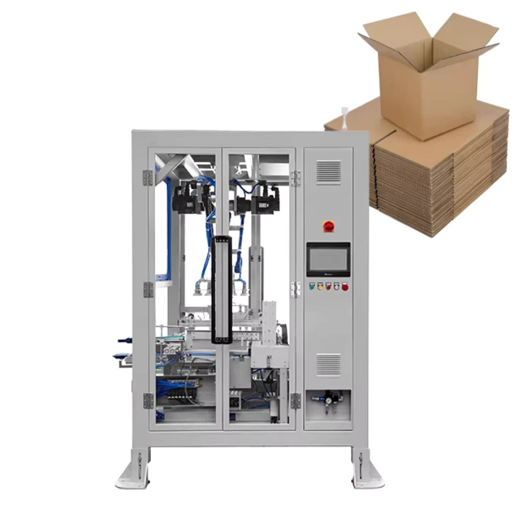 Heavy-Duty-Design-Robot-Case-Packing-Machine-Pet-Food-Carton-Packaging-Machine