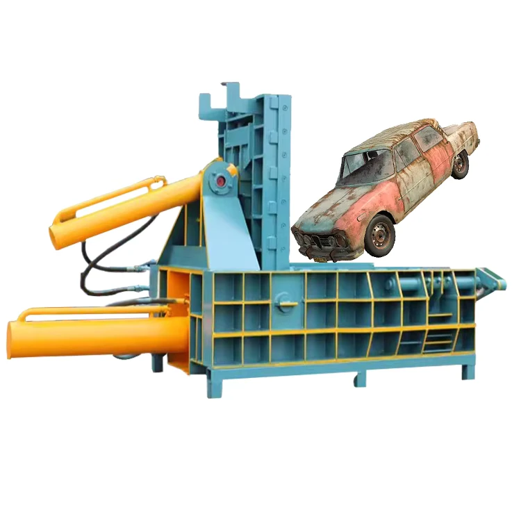 Heavy-Duty-Scrap-Metal-Compactor-Press-180T-Iron-Baler-Scrap-Car-Baling-Pressing-Machine