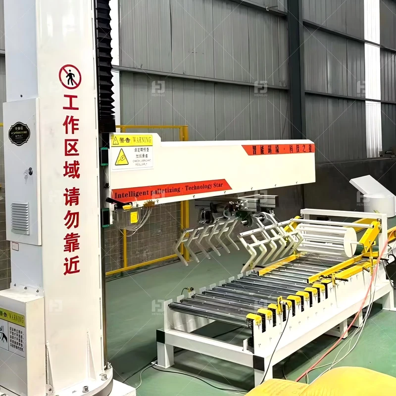 High-Capacity-Straight-Arm-Palletizer-for-Sack-Packaging-Plants-Food-Processing-and-Agricultural-Products