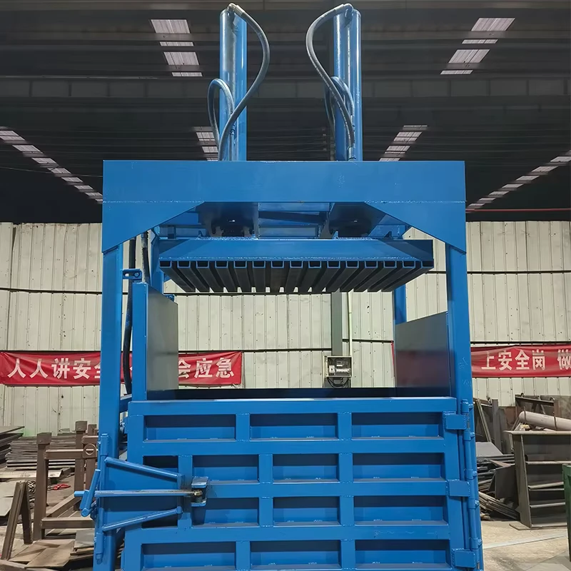 High-Efficiency-Vertical-Hydraulic-Baling-Machine-for-Bottles-Foil-Metal-Fast-Compression-Speed-Low-Maintenance-Automatic