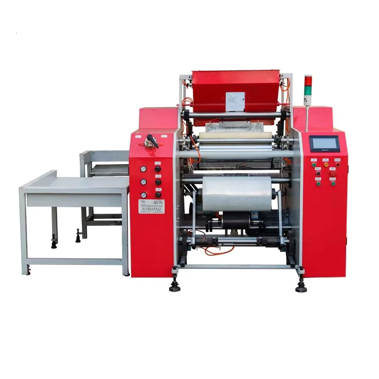 High-Efficiency18-kg-Stretch-Film-Rewinder-Machine-with-PLC-Unit-and-LCD-Touch-Screen
