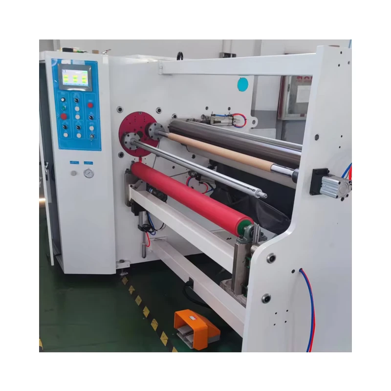 High-Efficient-Double-Shafts-Automatic-Paper-Roll-Rewinding-Machine