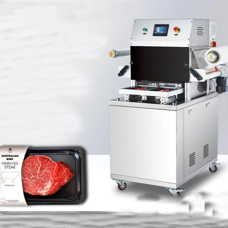 High-Efficient-Vacuum-Skin-Packaging-Machine-Cooked-Food-Cold-Fresh-Meat-Seafood-Food-Storage-Vacuum-Packing-Machine