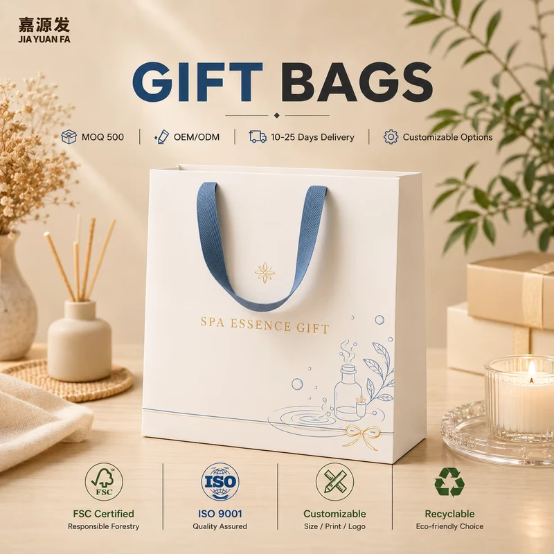 High-End-Gift-Packaging-Bag-300g-Art-Paper-Nylon-Handle-Ribbon-Wedding-Party-Event-Customized-Size-Design