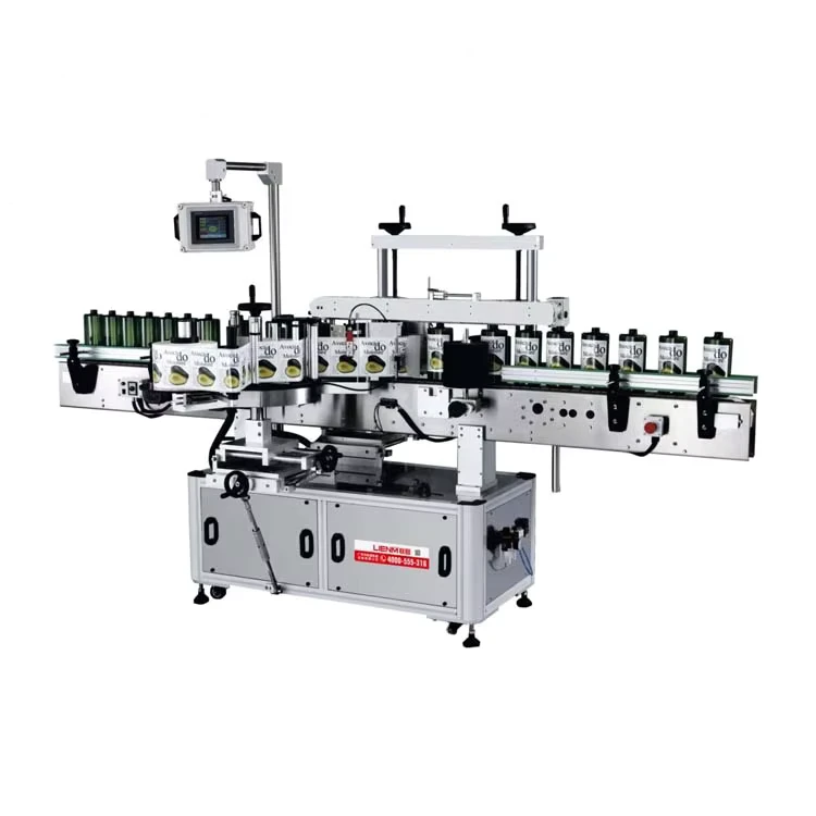 High-Precision-Dual-Side-Round-Bottle-Labeling-Machinery-Cosmetic-Applicator-Printer-Bottle-Labeling-Machine