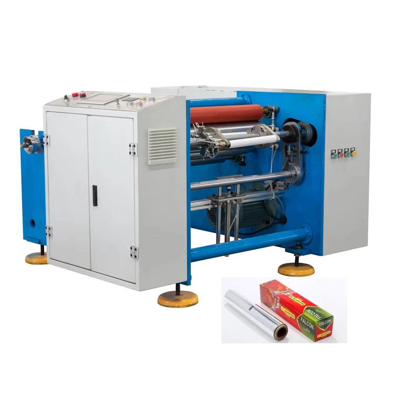 High-Precision-Semi-Automatic-Economy-Electric-Softy-Aluminium-Foil-Roll-Wrapping-Paper-Machine