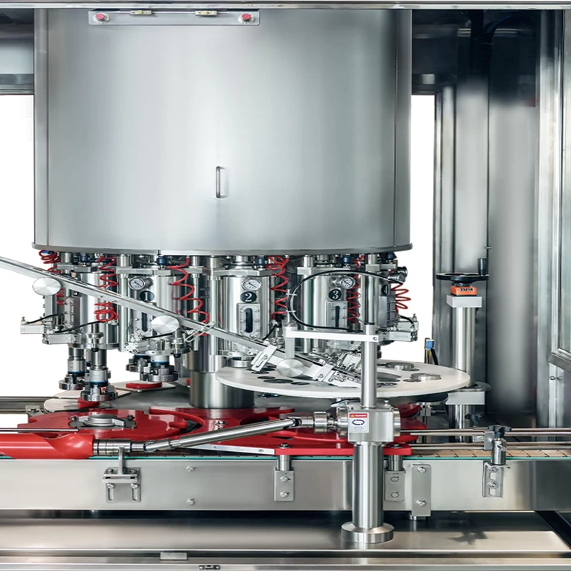 High-Productivity-Easy-to-Operate-Automatic-Vacuum-Capping-Machine-with-Filling-and-PLC-for-Beverage-Food-Packaging