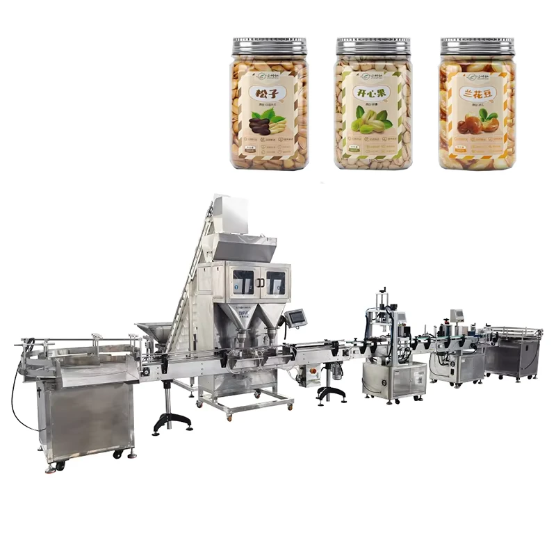 High-Productivity-Granules-Gummies-Packaging-Filling-Capping-Labeling-Machine-Line-for-Can-Bottle-Jar