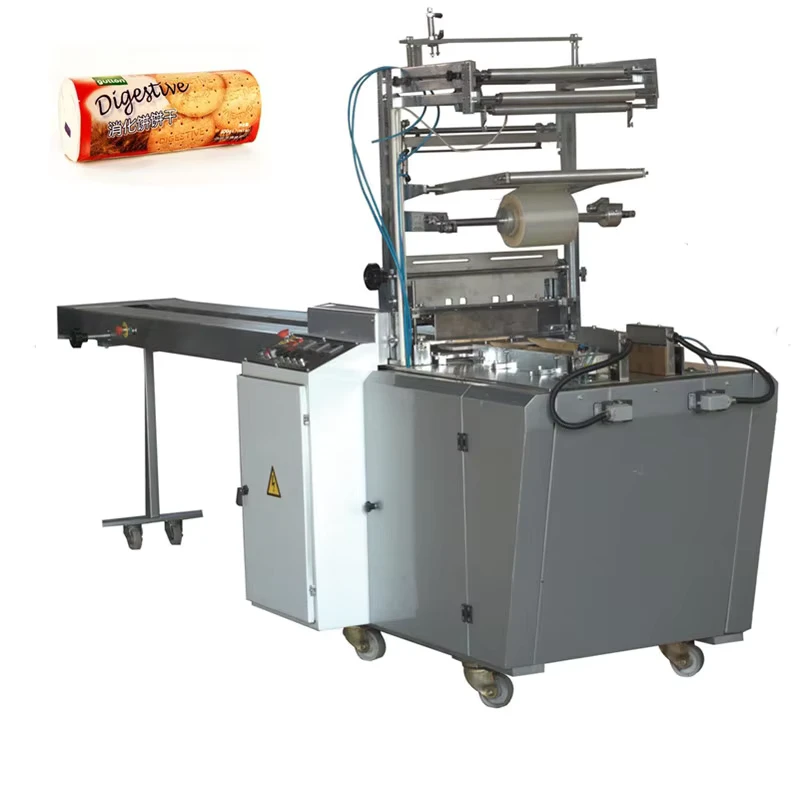 High-Quality-Automatic-X-Fold-Wrapping-Machine-for-Biscuit-on-Edge