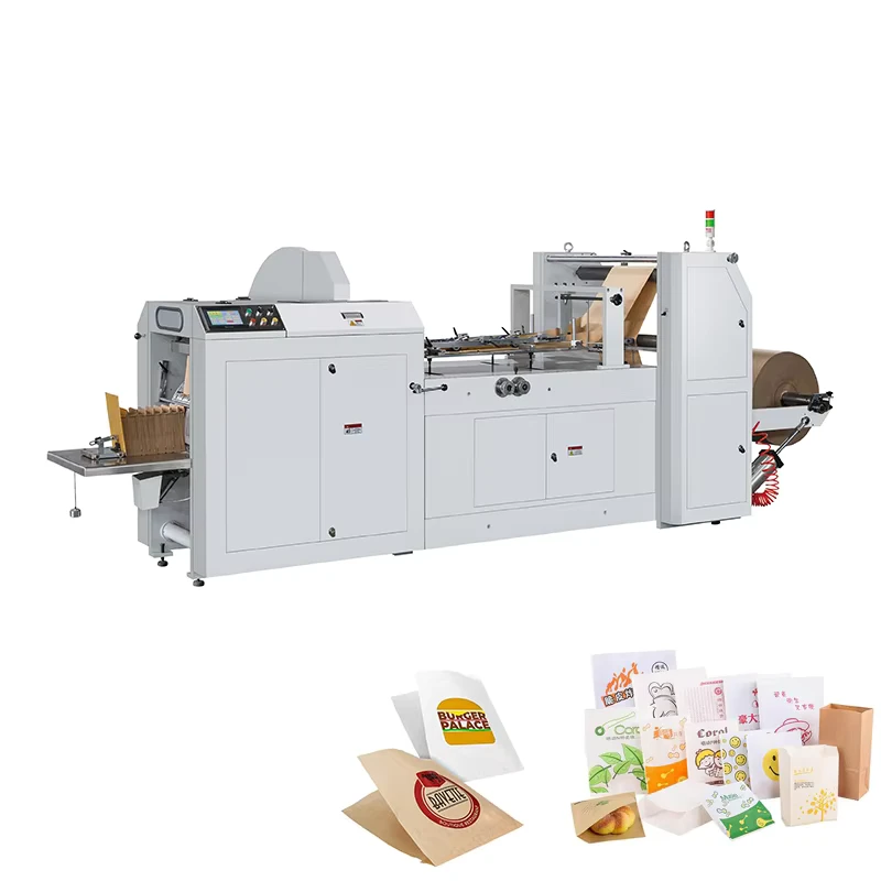 High-Speed-LMD-400-Full-Automatic-V-bottom-Bread-Food-Kraft-Paper-Bag-Making-Machines