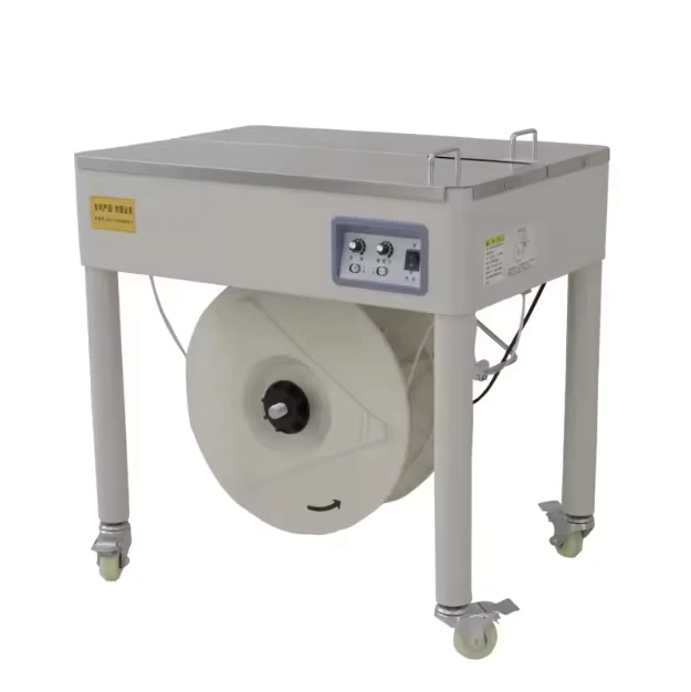 High-Speed-Strapping-Stainless-Steel-Desktop-Packaging-Box-Double-Motor-Electric-Strapping-Machine-Bundle-Shrink-Wrap-Machine