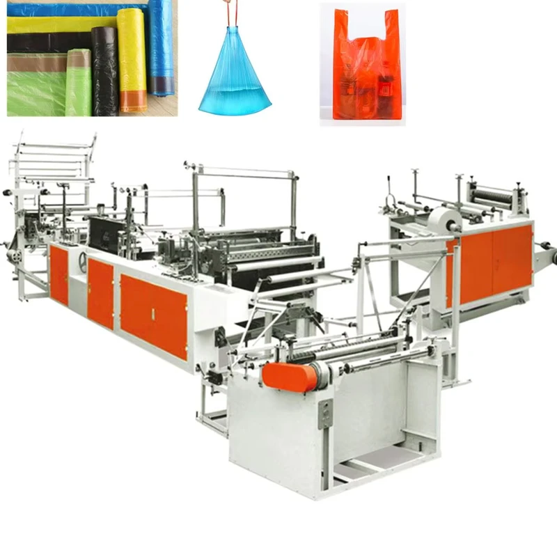 High-Speed-T-Shirt-Bags-Making-Machines-Plastic-Nylon-Bags-Manufacture-Making-Machine