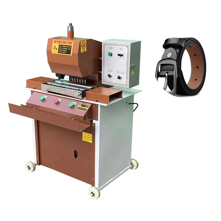 High-speed-Hydraulic-Press-Leather-Belt-Holes-Punching-Machine-Leather-Belt-Making-Machine-Leather-Making-Machine