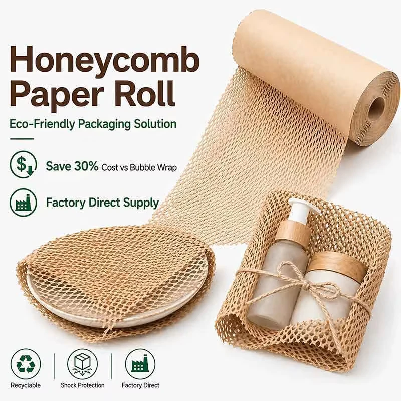 Honeycomb-Paper-Roll-Eco-Friendly-Protective-Packaging-for-Fragile-Items-Save-30-Vs-Bubble-Wrap-Factory-Direct-Supply