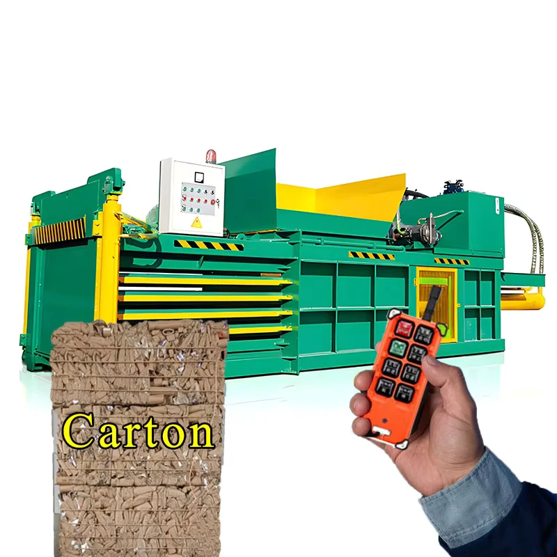 Horizontal-Hydraulic-Baler-and-Baling-Machine-for-Industrial-Applications-Low-Maintenance-and-High-Reliability