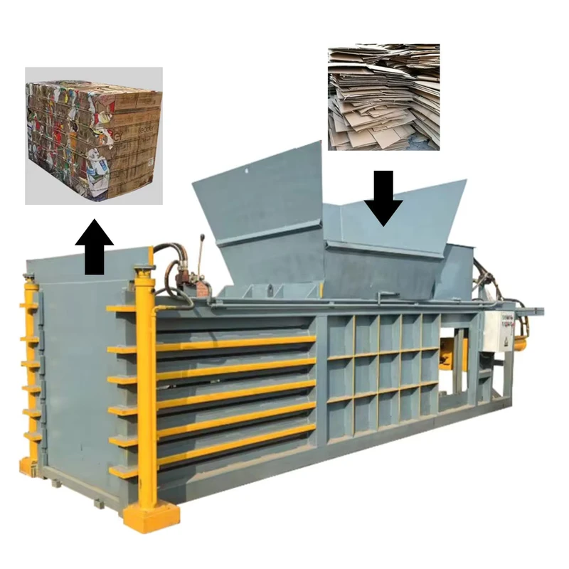 Horizontal-Hydraulic-Baling-Machine-for-Used-Clothes-and-Textile-Recycling
