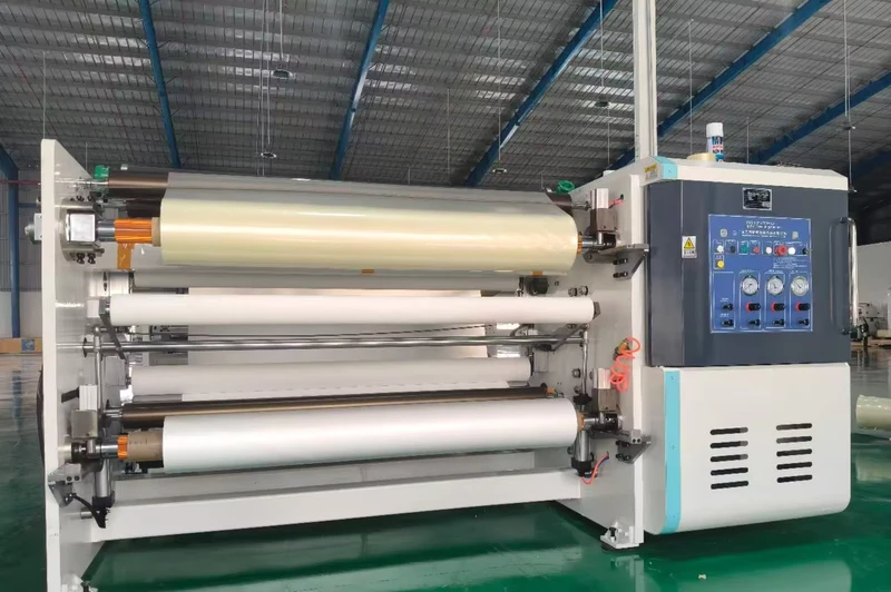 Hot-Melt-Adhesive-Film-Peeling-Rewinder-Machine