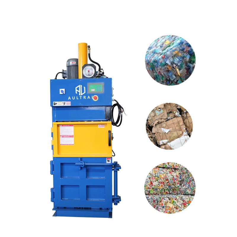 Hydraulic-Driven-Single-Cylinder-Vertical-Plastic-Baling-Machine-for-Waste-Recycling-Cardboard-Paper-Bottles