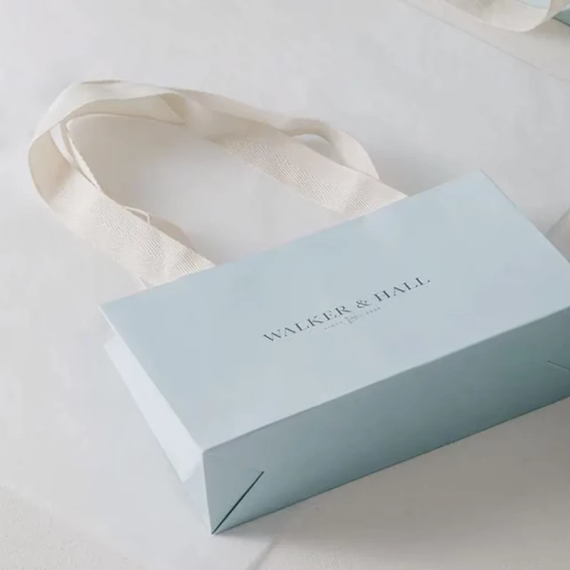 In-Stock-Customizable-Art-Paper-Hot-Stamping-Recyclable-Kraft-Coated-Supermarket-Grocery-Gift-Packaging-Sky-Blue-Luxury-Bags
