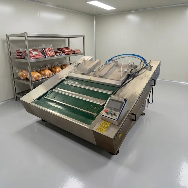 Inclined-Type-Hygienic-Grade-Packing-Equipment-Conveyor-Belt-Vacuum-Packing-Machine-for-Local-Snacks-Packaging