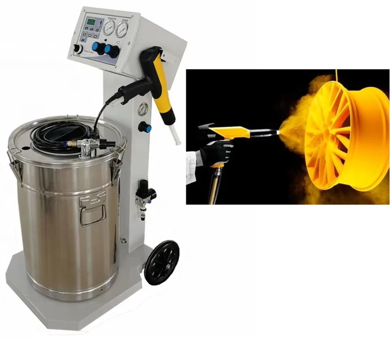 Industrial-Intelligent-Electrostatic-Powder-Coating-Machine-Used-Condition-Construction-Manufacturing-Plant-Spraying-Paint-Metal