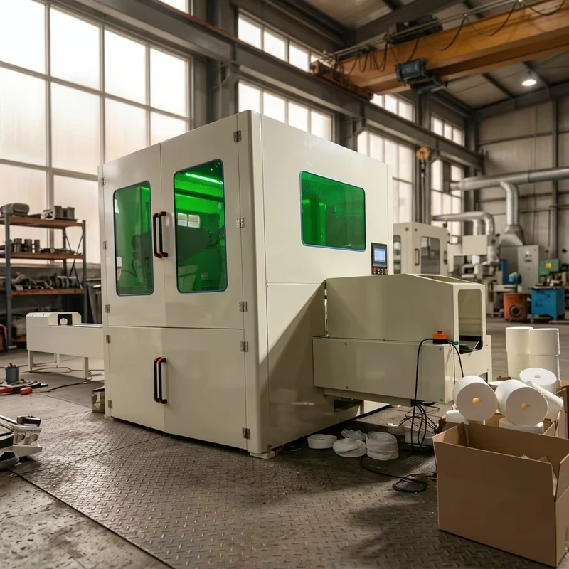 Integrated-Line-Use-Fully-Automatic-Log-Saw-Cutting-Machine-with-Transfer-System