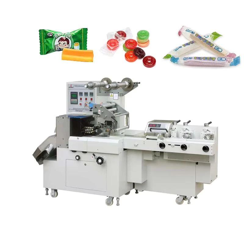 JY-800Q-DXD-800Q-Horizontal-Cut-and-Wrap-Wrapping-Machine-Flow-Packaging-Machine-for-Soft-Candy