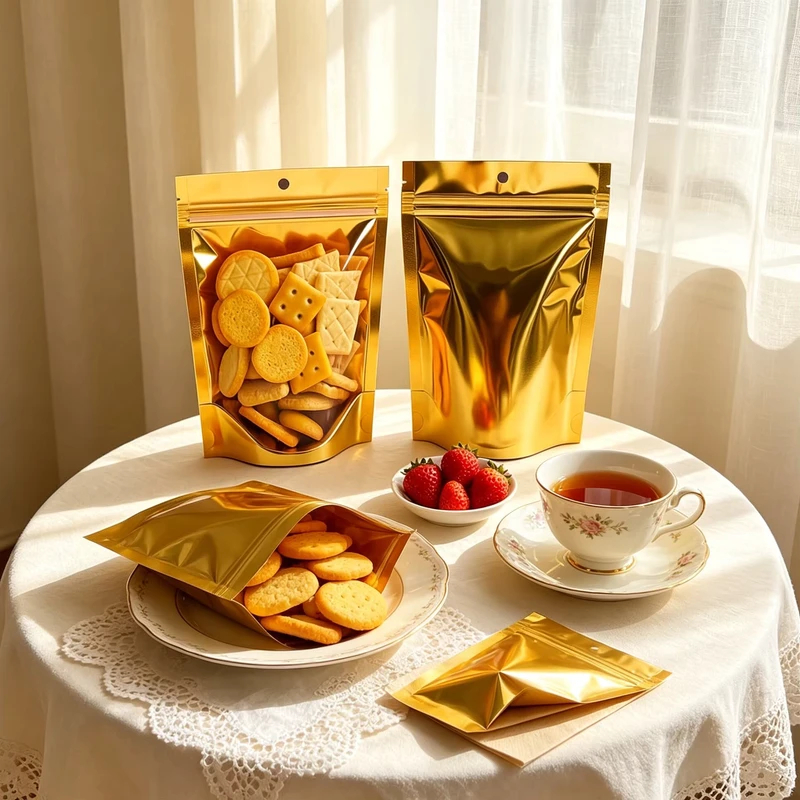 LDPE-Stand-up-Zipper-Pouch-Custom-Printed-Clear-Front-Golden-Back-Plastic-Packaging-Bag-for-Snack-Nut-Coffee