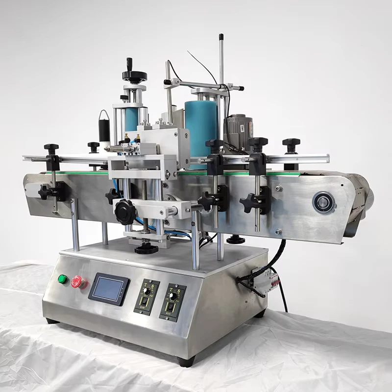 Labeling-Machine-for-Hair-Oil-Bottles