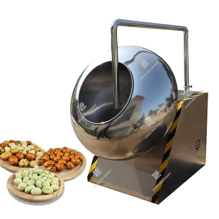 Lehao-High-Performance-Industrial-Electric-Coating-Machine-for-Peanut-Nut-Snack-Food-Processing-Equipment