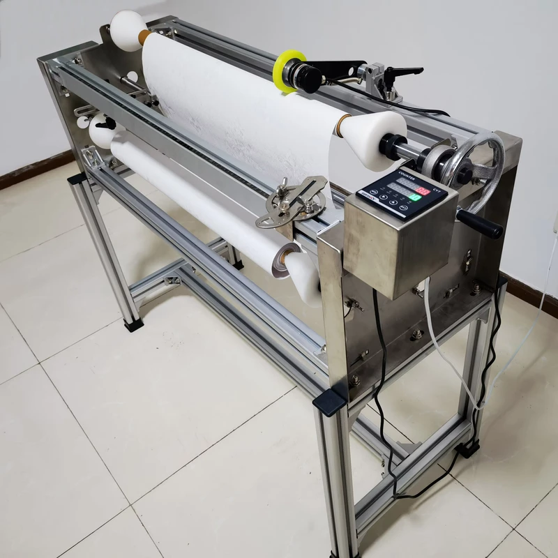 Manual-Aluminum-Alloy-Frame-Rewinder-Film-Paper-Slitting-Rewinding-Machine