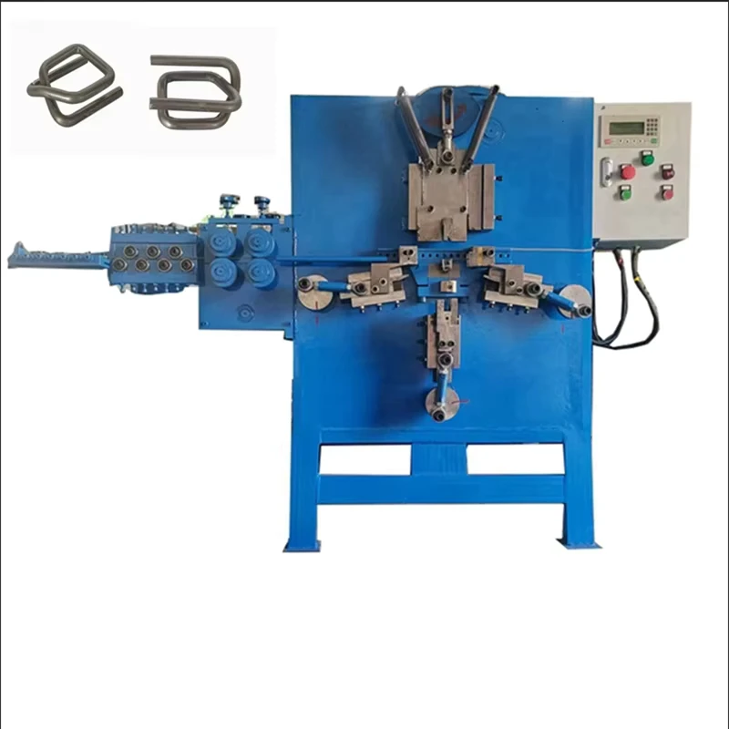 Mechanical-Steel-Wire-Fabric-Metal-Belt-Strapping-Buckle-Making-Machine-Gear-Motor-CE-Certified-Fast-Speed-1.5kW