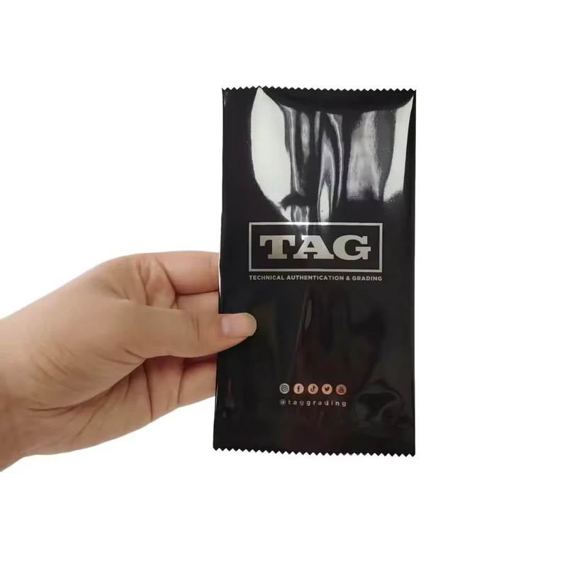 Metallized-Gravure-Printed-Heat-Seal-Moisture-proof-Trading-Card-Pack-Custom-Foil-Packaging-Middle-Sealed-Flat-Bags-Wrappers