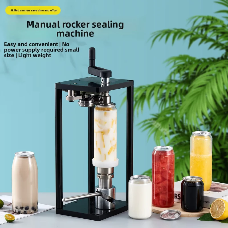 Milk-Tea-Beverage-Bottle-Can-Manual-Easy-to-operate-Capping-Machine-with-Bearing-Pop-Press-Rocker