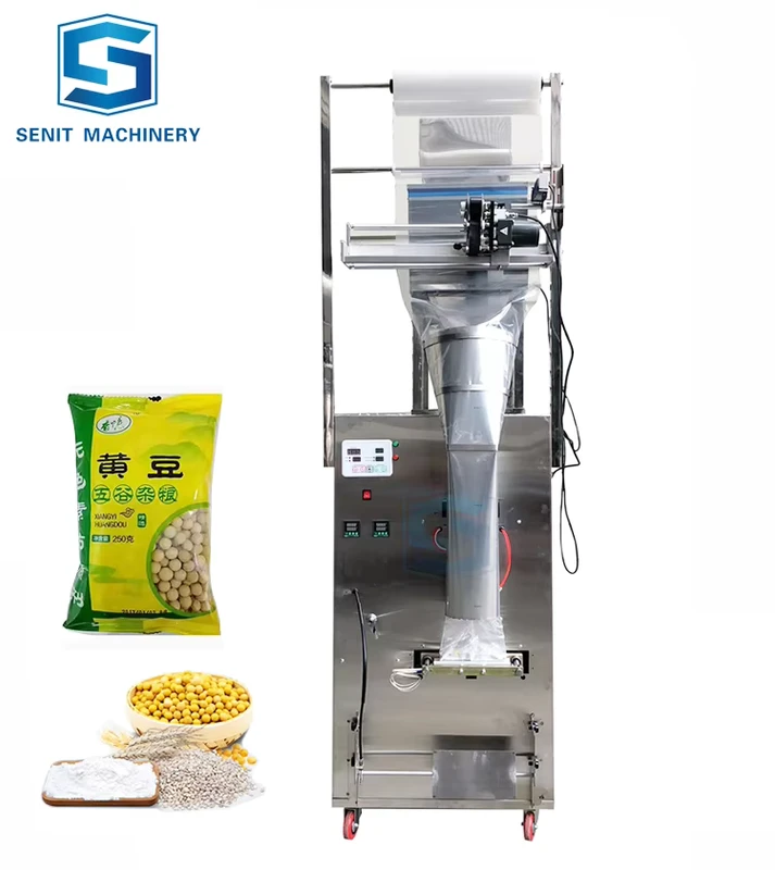 Mini-Automatic-Pouch-Packing-Machinery-for-Lentils-Nuts-Wheat-Granules-Chemicals-for-Paper-Foil-Film-Packaging