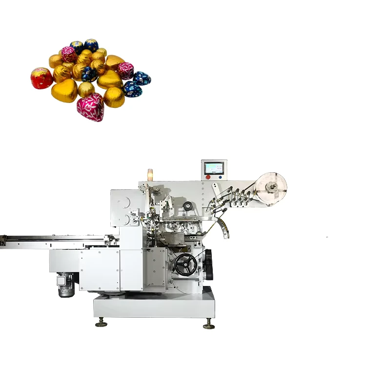 Multi-Function-Automatic-Food-Irregular-Shape-Chocolate-Wrapping-Machine