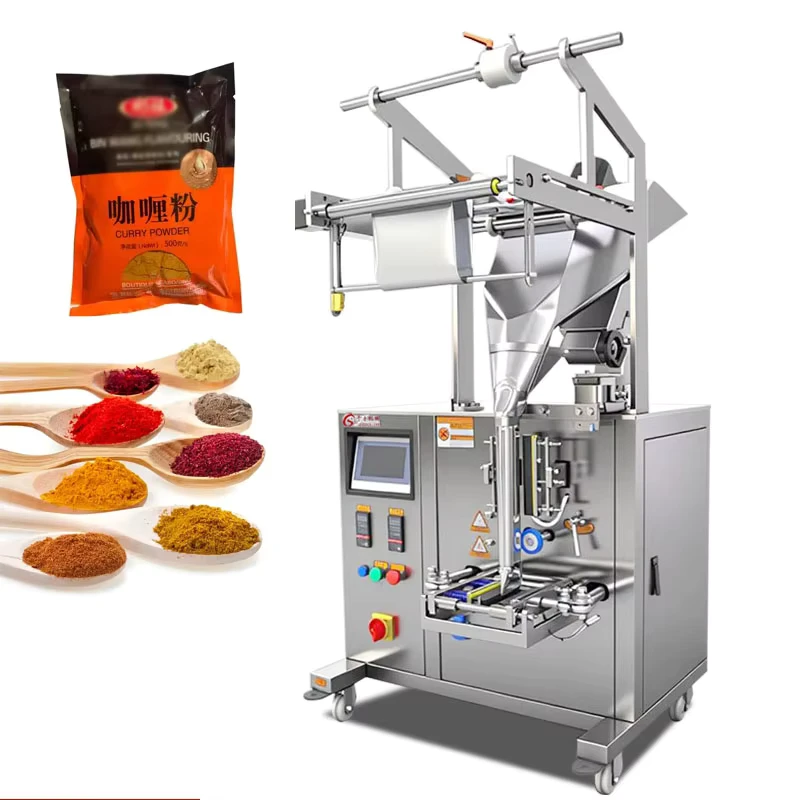 Multi-Function-Powder-Filling-Machine-for-Flavor-Powder-Curry-Powder-Packaging