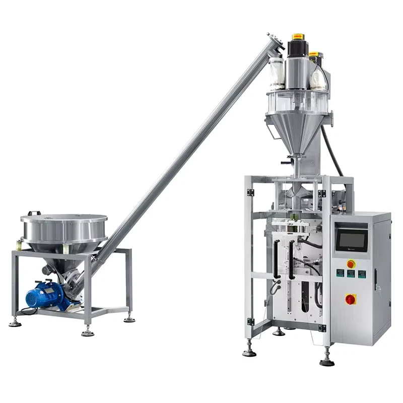 Multi-Function-Vertical-Type-Packaging-Machine-with-auger-filler-and-elevator-for-coffee-power-flour-juice-powder