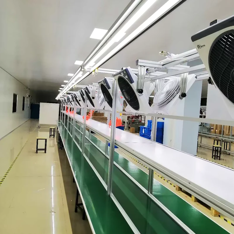 Multi-Functional-Belt-Assembly-Line-for-Mixed-Packaging-Lines-for-Electric-Product