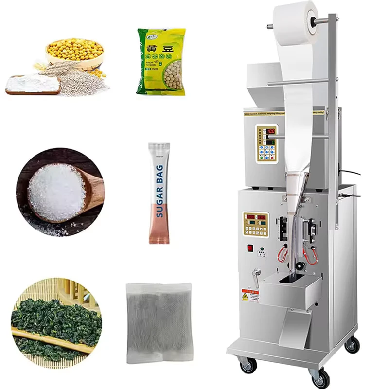 Multi-function-Automatic-Pouch-Food-Grain-Granule-Spice-Sachet-Powder-Back-Seal-Dispensing-Weighing-Packing-Filling-Machine
