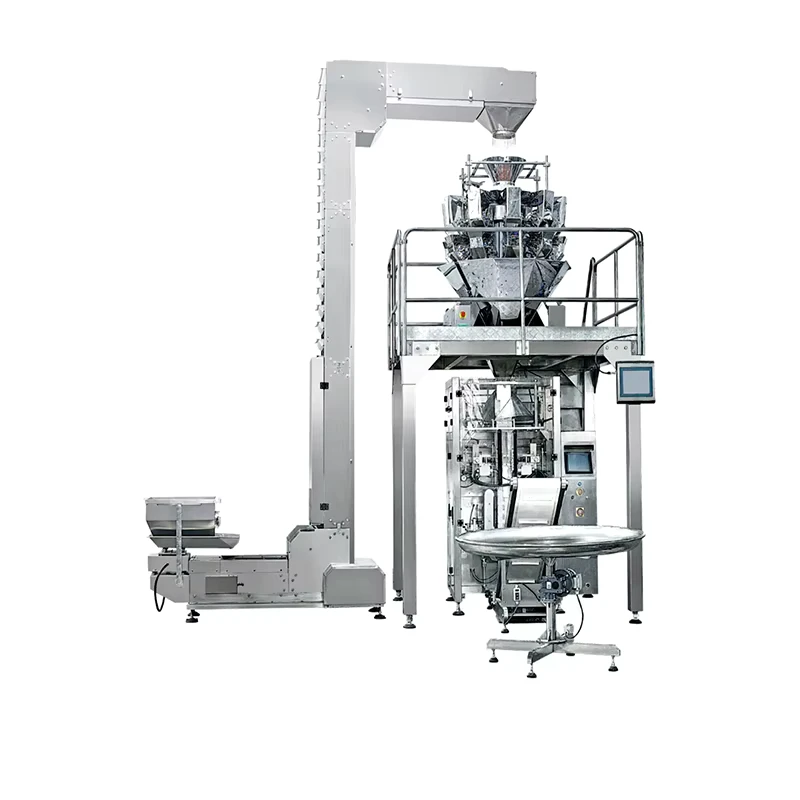 Multi-head-Computerized-Combination-Packaging-Machine-for-Puffed-Food-Pots