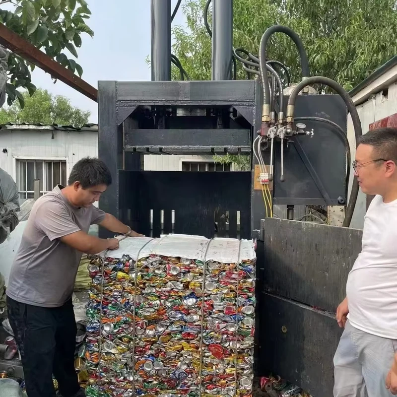 Multifunction-Vertical-Scrap-Metal-Baler-Hydraulic-Scrap-Metal-Baling-Press-Baler-Machine-for-Metal-Recycling