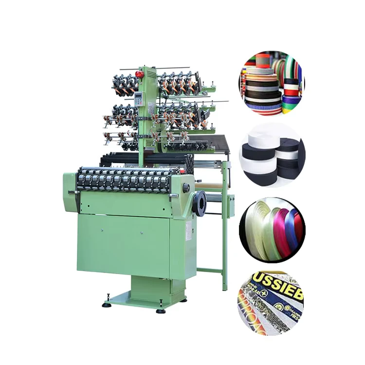 Narrow-Fabric-Twill-Tape-Elastic-Tape-Webbing-Tape-Making-Machine-Safety-Belt-Shoes-Belt-Ribbon-Weaving-Needle-Loom
