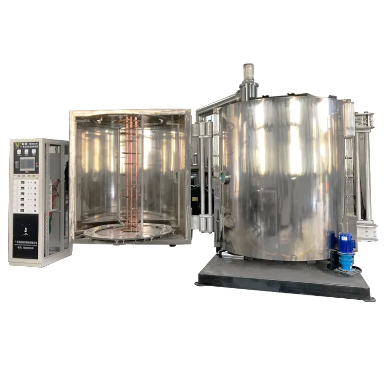 New-Automatic-PVD-Aluminum-Vacuum-Coating-Machine-for-Plastic-and-Steel-with-PLC-and-Motor-Painting-Equipment