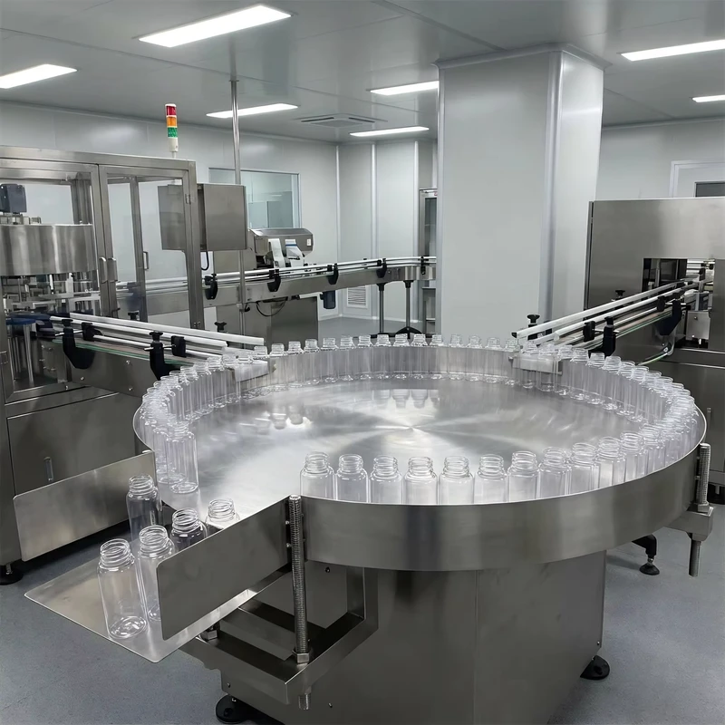 New-CE-OEM-ODM-Stainless-Steel-Round-Bottle-Unscrambler-Sorting-Machine-Rotary-Accumulation-Table-1