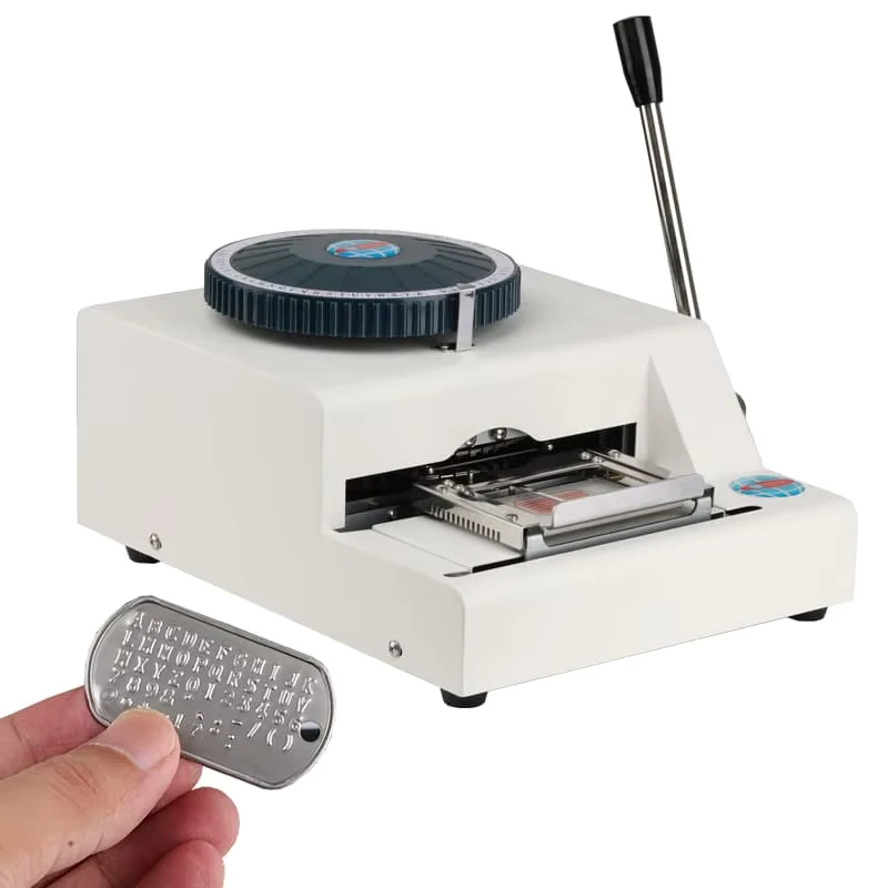 New-HR-52D-Dog-Tag-Tag-Embossing-Machine-for-Stainless-Steel-and-Aluminum-Metal-Tags-Embossing-Machine
