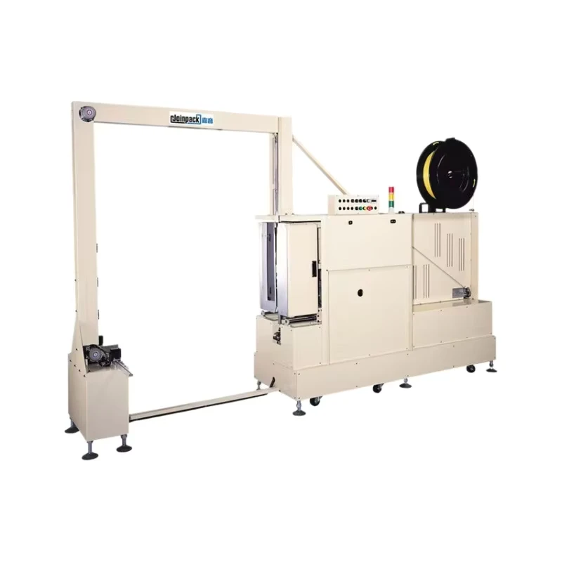 Online-Conveyor-Palletizer-Fully-Automatic-Pallet-Strapping-Machine-New-Electric-for-Food-Beverage-Chemical-Foil-Can-Motor-PLC