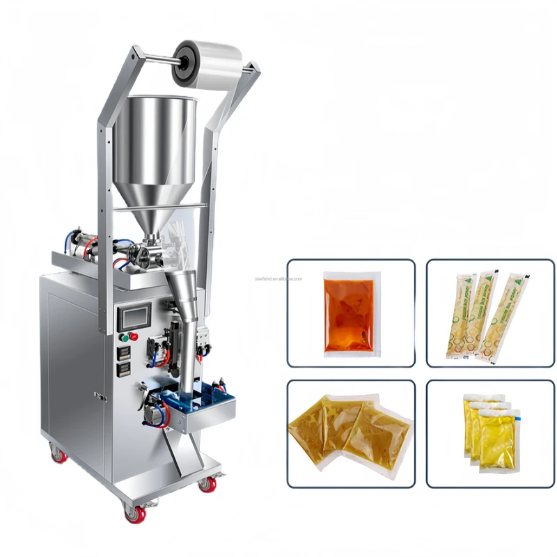 PLC-Controlled-Multi-Function-Small-Sachet-Packing-Machine-for-Liquid-Products-Fruit-Pulp-Jam-Sauce-Back-Seal-Three-Side-Seal